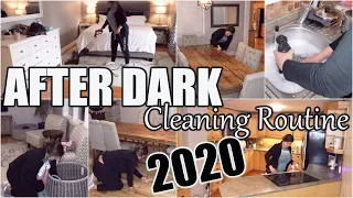 AFTER DARK CLEAN #withme | NIGHTTIME CLEANING ROUTINE | CLEANING MOTIVATION 2020