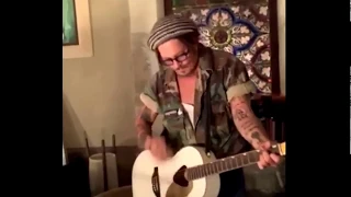 Earth Day Festival. Johnny Depp - Working Class Hero (John Lennon cover)