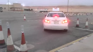 PARALLEL PARKING IN DALLAH DRIVING SCHOOL - ALKHARJ,SAUDI ARABIA