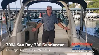 Pre-Owned: 2004 Sea Ray 300 Sundancer - Very Clean, Low Hours