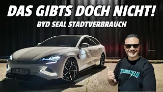 BYD SEAL schockiert mit Effizienz! Testfahrt durch Köln bei Nacht. #bydseal #elektroauto