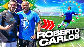 🇧🇷⚽ ROBERTO CARLOS MI INSEGNA A TIRARE LE PUNIZIONI!!!