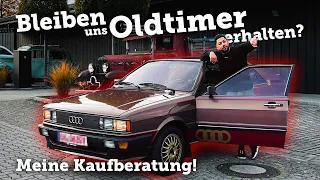 Gibt es bald keine Oldtimer mehr? Meine Kaufberatung! Audi Coupé Typ 81 5Zylinder Autohändler Alltag