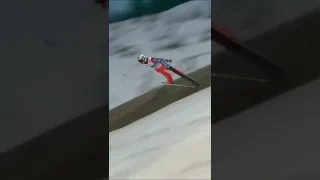 MUST SEE THIS! The world record in ski jump! #shorts