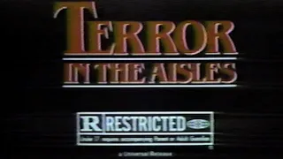 80s Commercial | Terror in the Aisles | horror movie | 80s Movie Trailer | 1984