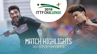 Panagiotis Gionis vs Chen Shuainan | 2019 ITTF Polish Open Highlights (R16)