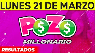 Resultados de Pozo Millonario del Lunes 21 de Marzo del 2022