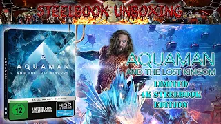 Unboxing - AQUAMAN AND THE LOST KINGDOM - 4K Steelbook