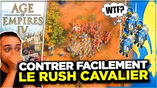 Age Of Empires 4 ⚔️ | Contrer FACILEMENT le RUSH CHEVALIER FRANÇAIS