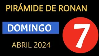 LOTERÍA PANAMA🔥 PIRÁMIDE DE 🔥🔥RONAN 7 abril de 🔥🔥2024