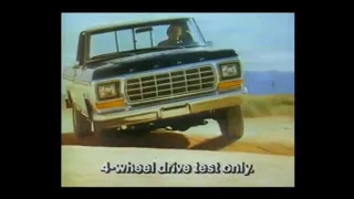 Ford Pickups 'Proving Ground' Commercial (1978)