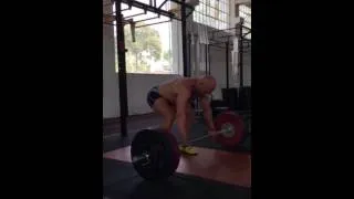 Athens Lions Box Crossfit 2 clean pull+1 power clean120kg