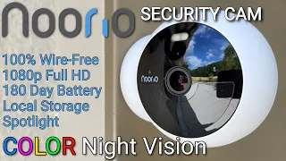 Battery Operated SECURITY CAMERA | Completely WIRELESS | HOME or RV Security Cam | by Noorio