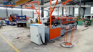 Double Wire Full Automatic Chain Link Fence Machine