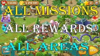 Gardenscapes - All Missions - All Rewards - All Areas Unlocked [Part 1] - 0 - Endless