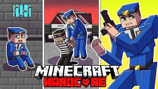 I Survived 1000 DAYS as a POLICE OFFICER in HARDCORE Minecraft! - Emergency Services Compilation