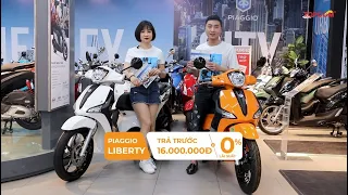 Piaggio Liberty trả góp chỉ từ 16 triệu đồng