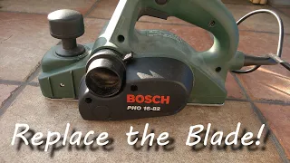 Replacing Bosch PHO16-82 Planer Blade