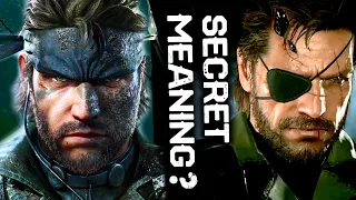 Why do MGSV & MGS3 Remake Have THIS in Common?