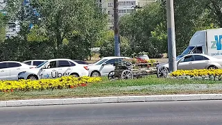 Оренбург, по улице Терешковой...  Видео Виктор Поживин