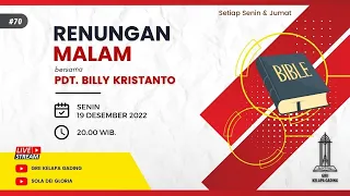 RENUNGAN MALAM #70 (Teologi Salib #1) - Pdt. Billy Kristanto | GRII KG