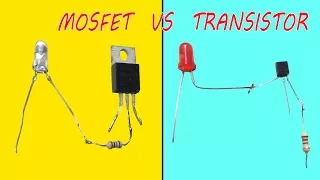 MOSFET vs Transistor Experiment