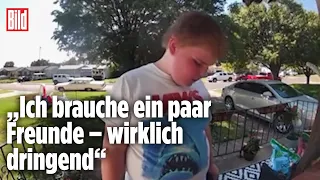 Da bricht einem das Herz: Gemobbter Junge sucht Freunde