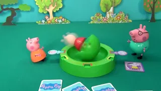 Peppa Pig in italiano. Peppa Pig Tumble e Spin Giocattolo. Giocando con Peppa Pig e la sua