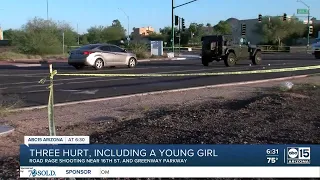 Eight-year-old girl in critical condition after a road rage shooting in Phoenix