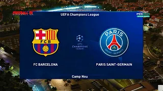 Barcelona vs Paris Saint-Germain | UEFA Champions League 2021 | PES 2021 Gameplay PC