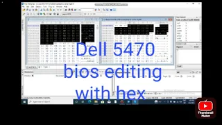 Dell Latitude 5470 bios editing with hex and uefi tool