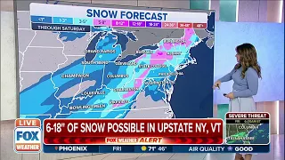 Powerful Winter Storm Advancing Towards East Coast As It Spreads Snow Across Central US