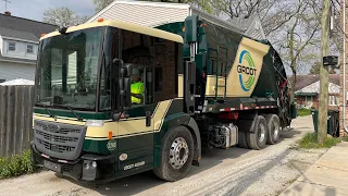 Brand New Groot Freightliner Econic McNeilus Rear Loader Garbage Truck