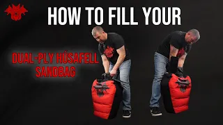 How to fill your Dual-Ply Húsafell Sandbag | CERBERUS STRENGTH