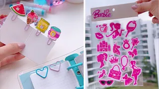 DIY Paper Craft when you’re bored | Easy way to make Barbie Stickers | school supplies #diy #art