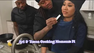 Ari & Tuson Cooking Moments Pt1😂🫶🏽 ft funnymarco