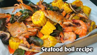 Seafood boil recipe by mhelchoice Madiskarteng Nanay