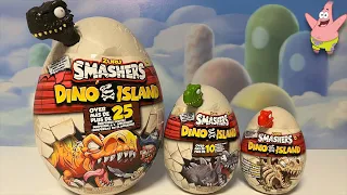 SMASHERS DINO ISLAND Unboxing Toy Collection Review .ASMR. Patrick ASMR