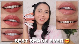 TOP 5 BEST MAYBELLINE SUPERSTAY MATTE INK | NUDE, PINK, PEACH CANTIK SEMUA😍 | Maria Soelisty