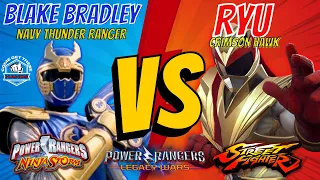 Power Rangers Legacy Wars | Blake Bradley Vs Crimson Hawk Ranger Ryu Gameplay