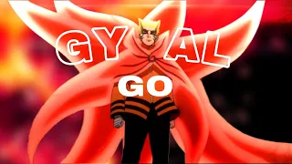 naruto baryon mode  vs ishikki /edit /go gyal