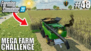 SUGARCANE HARVEST and LOAD with John Deere X9 | MEGA FARM #48 | Farming Simulator 22