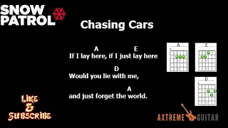 "Chasing Cars", Snow Patrol, Lyrics & Chords  #subscribe #trending #viral #like #fyp #foryou #music