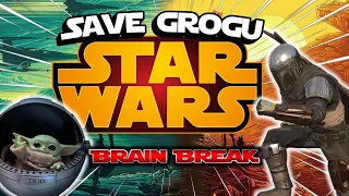 Star Wars chase run: Rescue Grogu! Fun movement Game for Kids | Brain Break | May the 4th