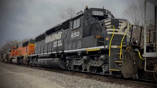 Late Winter Trains On The NS Pittsburgh Line! With Incredible Lashups & Tons Of Leasers!