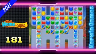 Homescapes Level 181 - No Boosters - 10 moves (2021)