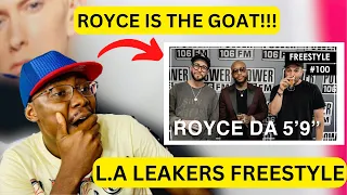 First reaction~Royce Da 5'9" Freestyle W/ The L.A. Leakers