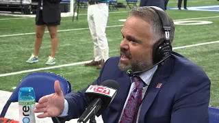 Nebraska football coach Matt Rhule says he's ready to get to work