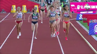 Women 1500m Semi Final  | U.S Track & Field Olympic Team Trials June 19,202