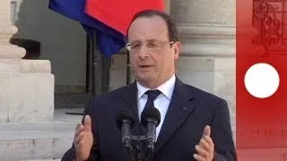 Mariage pour tous : François Hollande appelle à l'apaisement